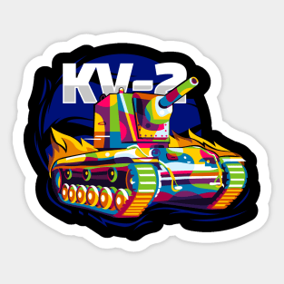 KV-2 Tank aka Smasher Sticker